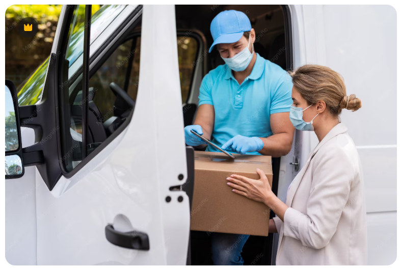 Medical courier delivery service